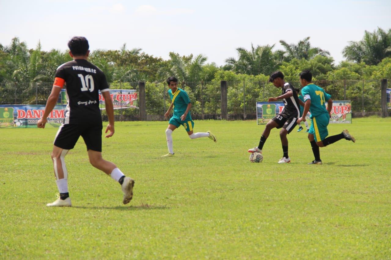 Putra Jaya Catat Gol Tercepat Tournamen Dandim Cup I