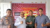 TNI Polri Dukung Komunitas The Journalist Bodrex Numberuno Lhokseumawe Gelar Donor Darah Hut RI Ke-77