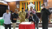 PJ WaliKota Lhokseumawe Dan DPRK Tandatangani Nota Kesepakatan KUA-P