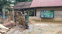 Sambutan Hari Kemerdekaan Republik Indonesia Ke-77, Kodim 0117/Aceh Tamiang Bedah Rumah Warga