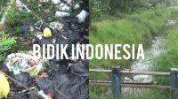 Saluran Irigasi di Tubaba Berubah Jadi Semak Belukar Dihiasi Tumpukan Sampah