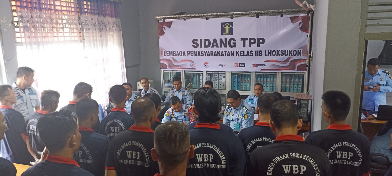 Lapas Kelas IIb Lhoksukon Gelar Sidang Tim Pengamat Pemasyarakatan pengangkatan Tamping