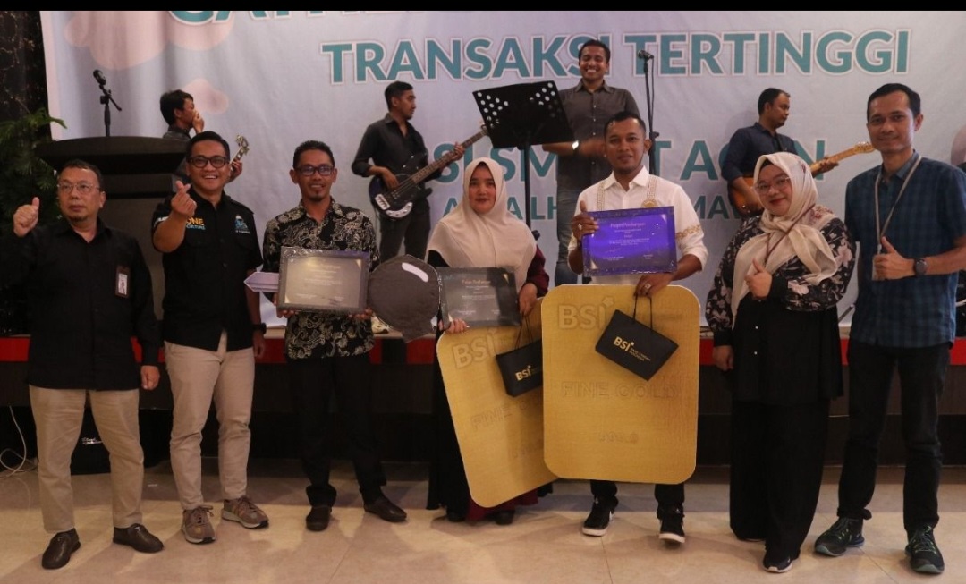 Bener Meriah Tempati Juara 1 Agen BSI Smart Tranksasi Tertinggi Area Lhokseumawe