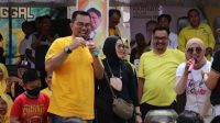 SUPER MERIAH”JALAN PAGI HUT GOLKAR KE 58 RAMAI DIIKUTI MASYARAKATï 4LAWANG