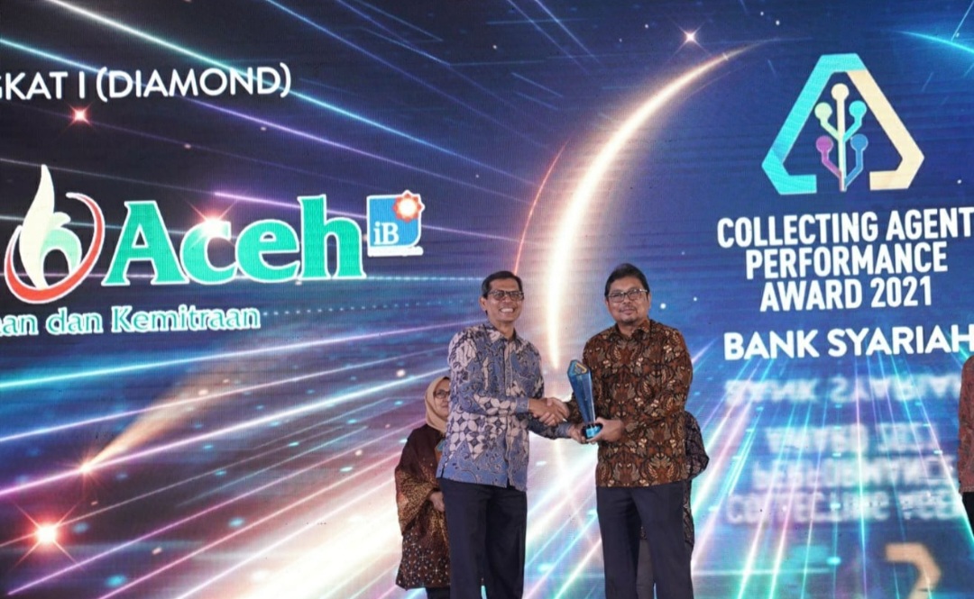 Optimalkan Penerimaan Negara, Bank Aceh Raih Peringkat 1 Collecting Agent Performance Award