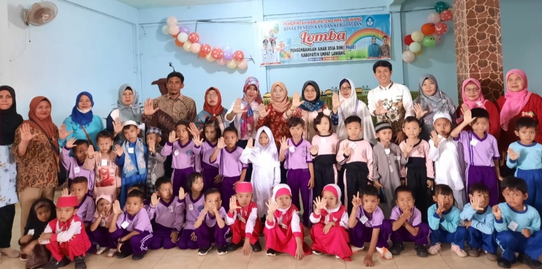 Dinas Pendidikan Empat Lawang Gelar Lomba Tari Pengembangan Anak Usia Dini