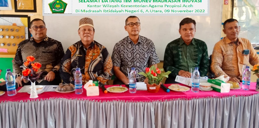 Tim Kanwil Kemenag Aceh Nilai Madrasah Inovasi Aceh Utara