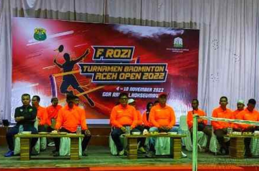 73 Tim Atlet Ikuti Turnamen Badminton Aceh Open 2022