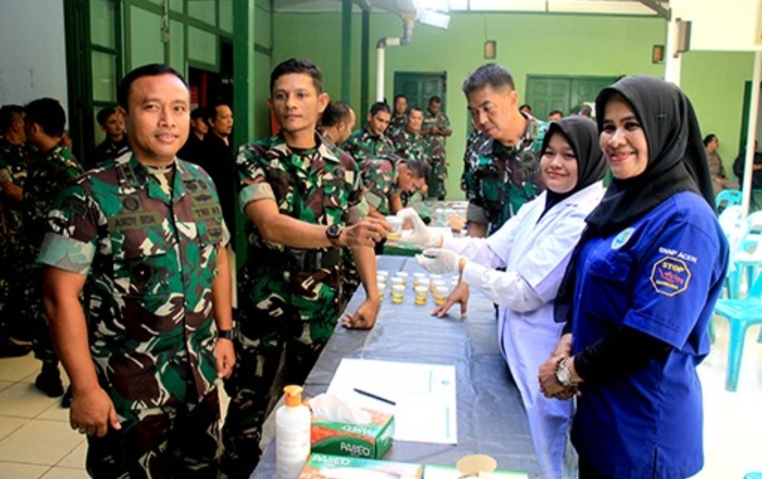 Kodim 0101/KBA Gandeng BNNK Banda Aceh Cegah Narkoba Wujudkan Prajurit Bebas Narkoba