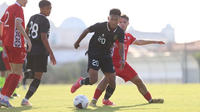 Susunan Pemain Timnas Indonesia U-20 vs Al Adalah FC Malam Ini