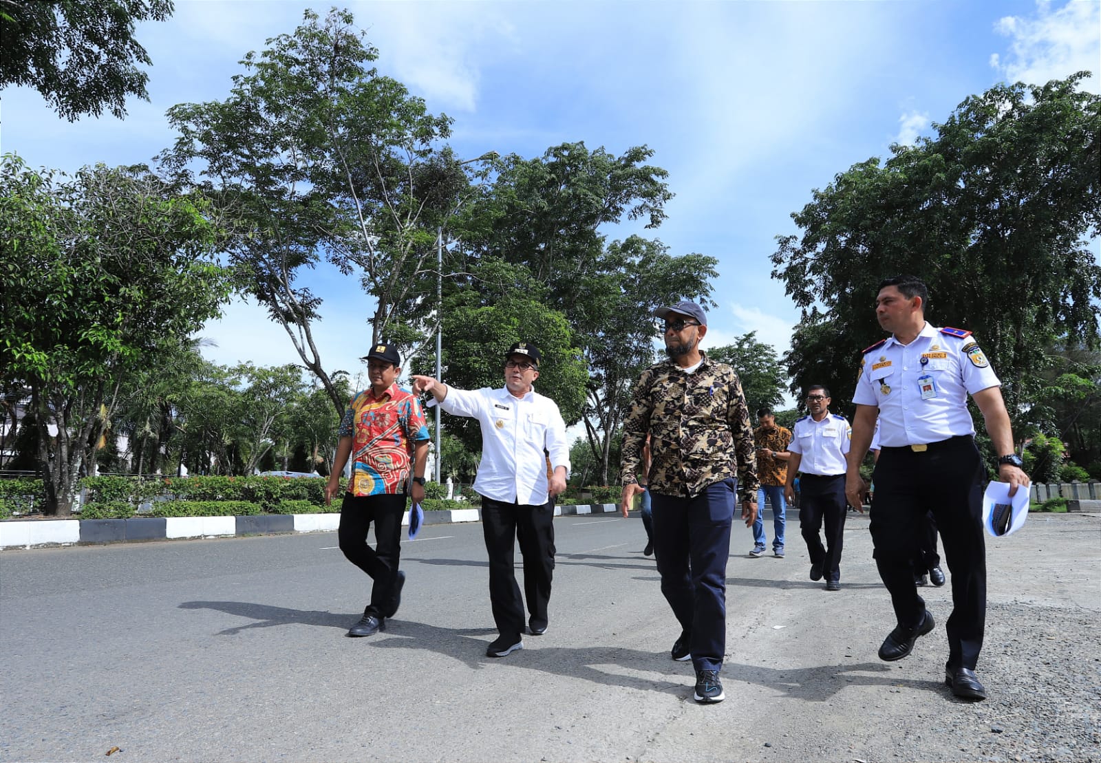 Bakri Siddiq Tinjau Lokasi Rencana Pembangunan Flyover Depan Kantor Gubernur