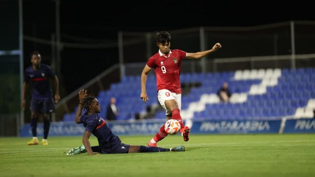 FOTO: Timnas Indonesia U-20 Tumbang di Hadapan Prancis