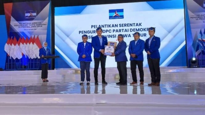 AHY Lantik 27 Ketua DPC Demokrat Jawa Barat Bersamaan