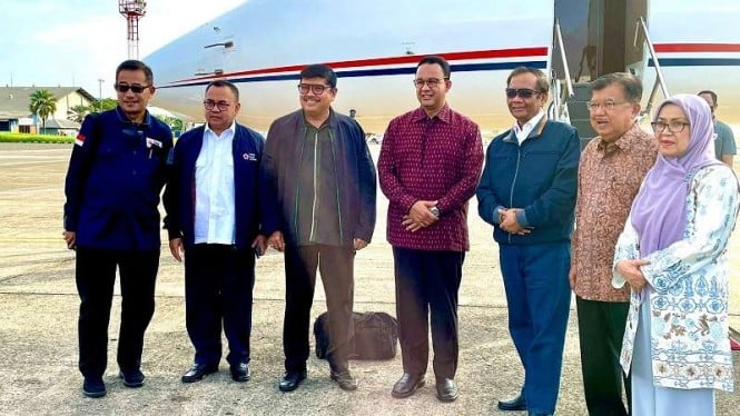 Mahfud MD Unggah Foto Bareng Anies dan JK: Siap Hadir ke Munas KAHMI