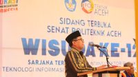 Wisuda Politeknik Aceh, Bakri Siddiq Harapkan Peran Optimal Alumni Membangun Kota