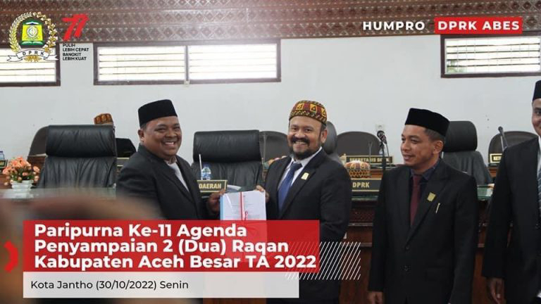 DPRK Aceh Besar Terima Dua Raqan