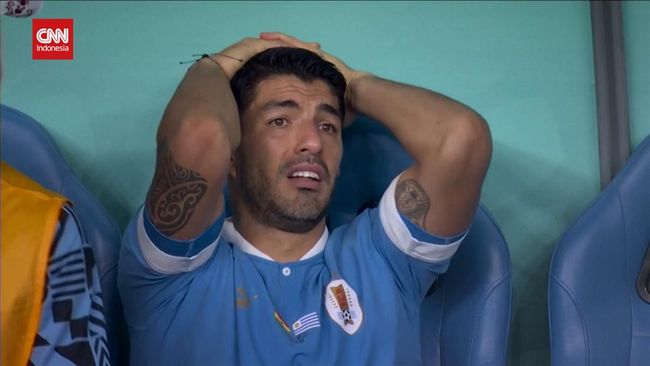 VIDEO: Apes Suarez dkk, Sikat Ghana tapi Gagal ke 16 Besar Piala Dunia