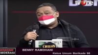 Minta Izin Tempur ke Jokowi, Benny Rhamdani: Kami Mayoritas, Bayangkan Kalau Bereaksi