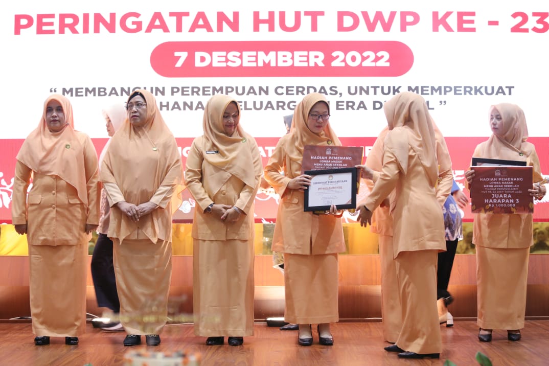 DWP Banda Aceh Juara Lomba Memasak 