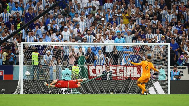 Hasil Akhir: Menang Adu Penalti, Argentina ke Semifinal Piala Dunia