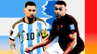 INFOGRAFIS: Messi vs Mbappe di Piala Dunia