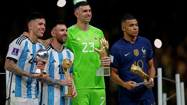 Daftar Lengkap Penghargaan Piala Dunia 2022: Argentina Dominan