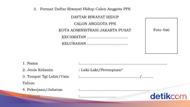 Daftar Riwayat Hidup PPS Pemilu 2024: Cara Isi dan Link Download
