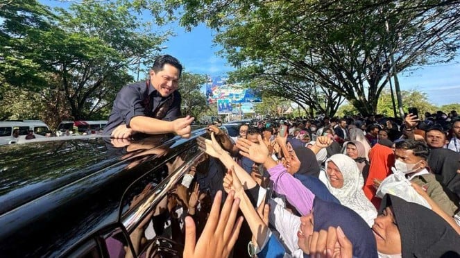 Cawapres Potensial, Tren Elektabilitas Erick Thohir Konsisten Alami Kenaikan