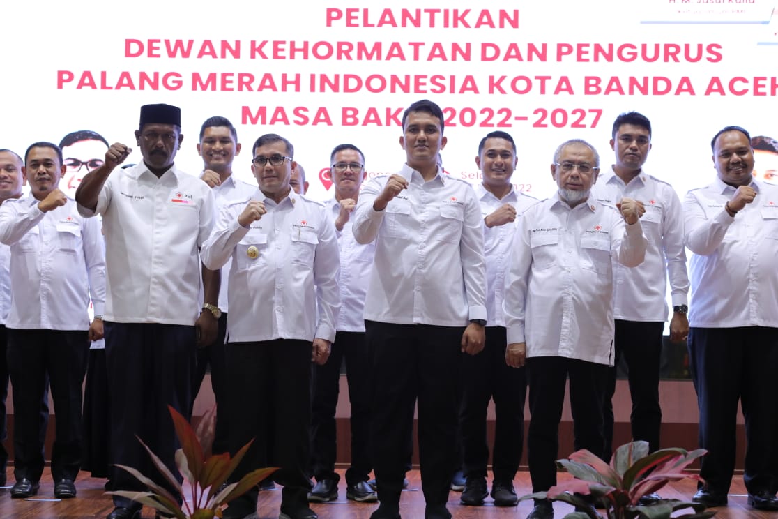 Ini Pesan Bakri Siddiq kepada Pengurus PMI Banda Aceh yang Baru Dilantik