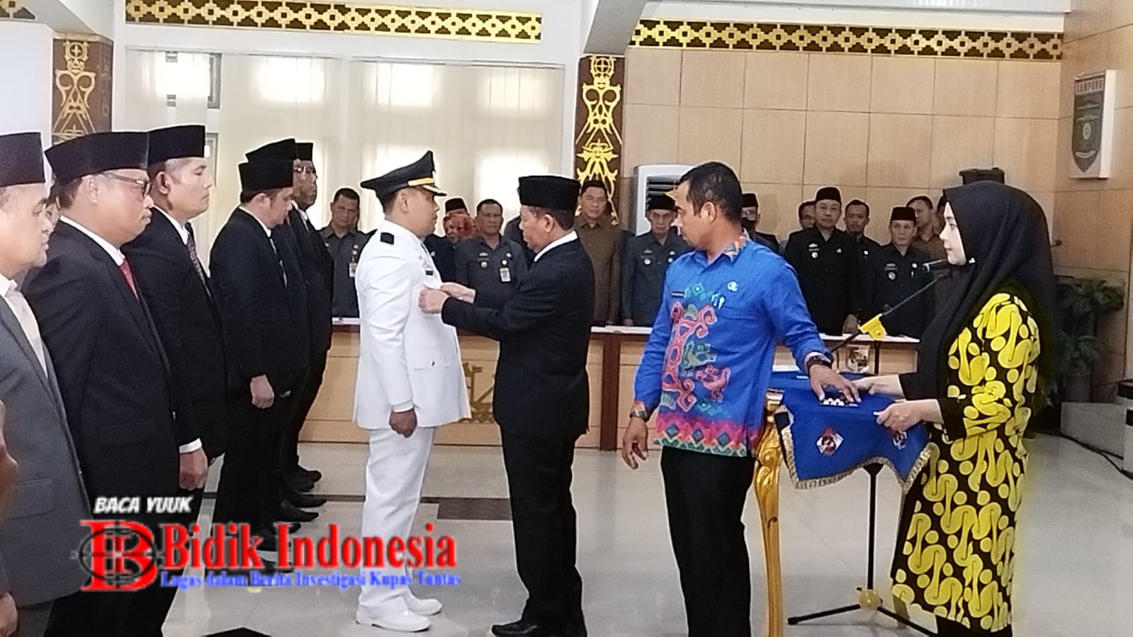 Kado Awal Tahun Dari Bupati, Para Pejabat di Lampura Ini Duduki Kursi Baru