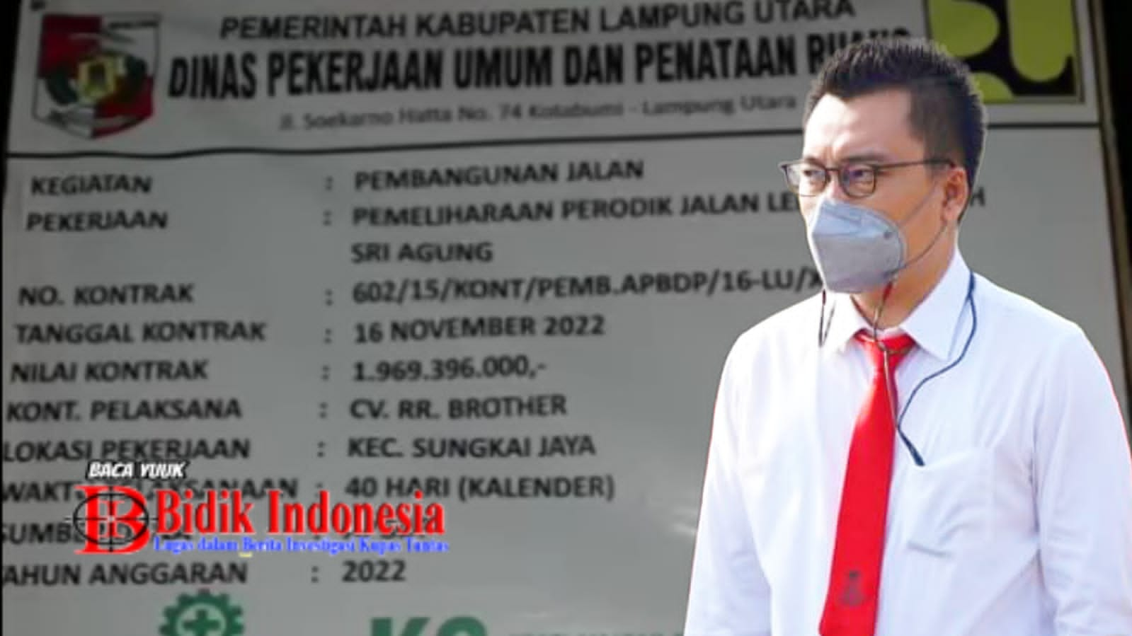 Diatensi Kapolres, Satreskrim Bakal Lakukan Pendalaman Proyek Jalan Dikerjakan Cv RR Brother