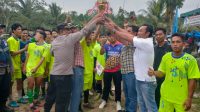 Wakapolsek Tamiang Hulu Wakili Kapolsek Hadiri Final Bola Kaki Batang Ara Cup