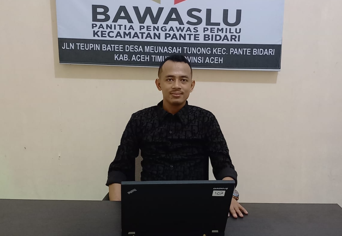 Panwascam Pante Bidari Aceh Timur Buka Pendaftaran Panwaslu, Ini Persyaratannya.