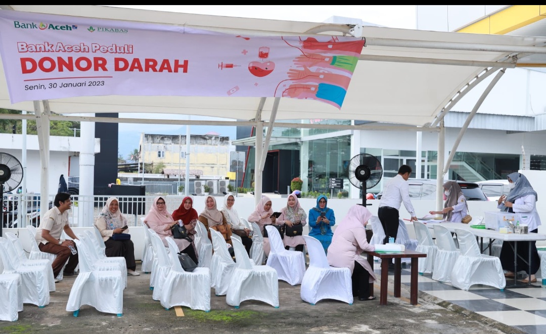 Bantu Ketersediaan, Bank Aceh Peduli Gelar Donor Darah