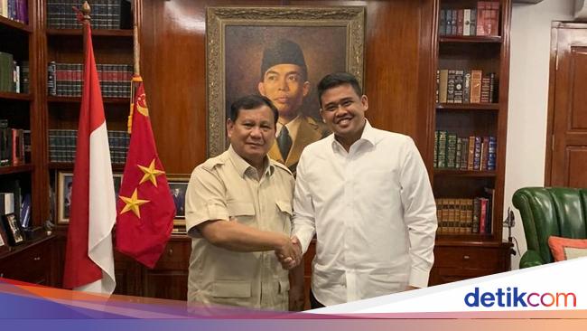 Prabowo Bakal Makan Malam Bareng Bobby Nasution di Medan