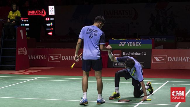 FOTO: Langkah Fajar/Rian Terhenti di Perempat Final Indonesia Masters