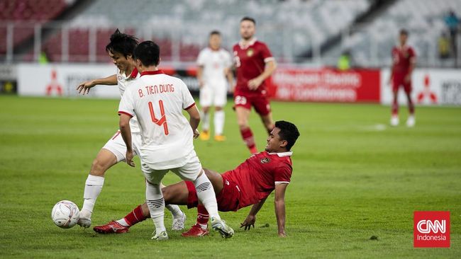 Menit Ketiga, Indonesia Tertinggal 0-1 dari Vietnam