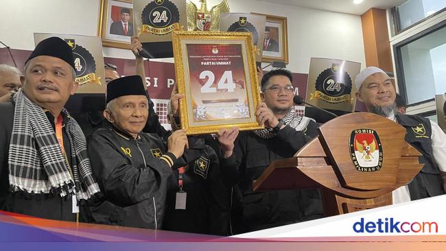 Seruan Takbir Partai Ummat Usai Lolos Jadi Peserta Pemilu 2024