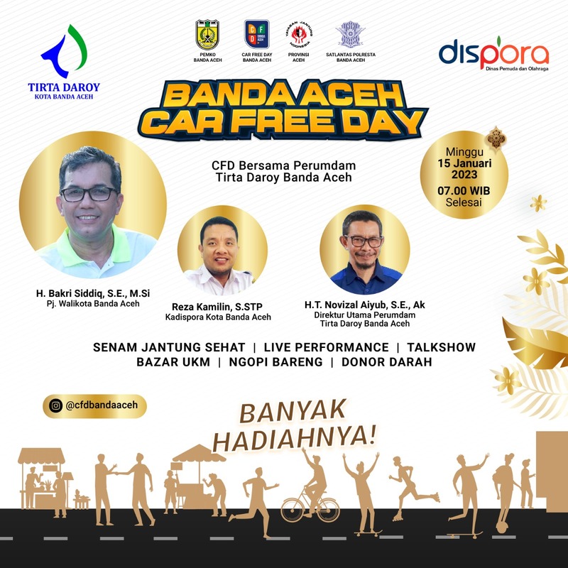 Car Free Day Banda Aceh Kembali Digelar Pekan Ini