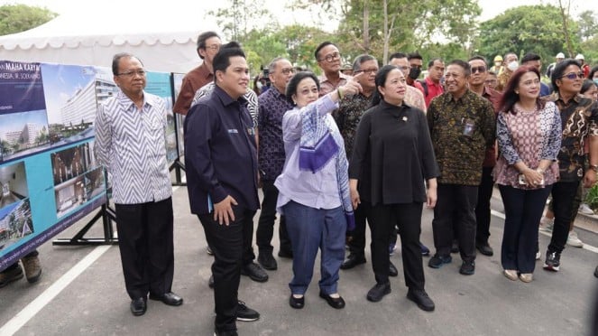 Voxpol Amati Ada "Chemistry" antara Megawati dan Erick Thohir ketika Ketemu di KEK Sanur