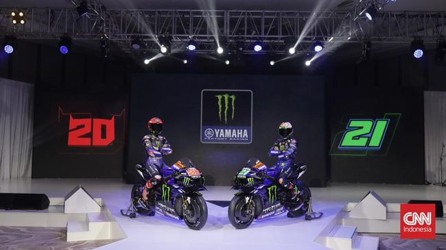 FOTO: Lato-lato di Peluncuran Motor Yamaha MotoGP 2023