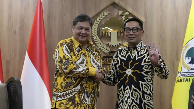 Baru Gabung, Ridwan Kamil Sudah Mau Diduetkan Dengan Airlangga