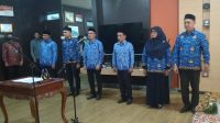 Sekdako Banda Aceh Lantik 6 Pejabat Struktural Baru