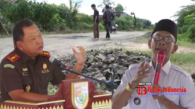 Soal Batu Mangkrak Milik Dinas PUPR Tubaba, Kepala Tiyuh Tirta Makmur : Pak Kajari Ini Bisa Jadi Temuan