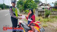 Pelanggar Aturan Lalulintas Tidak Ditilang, Pengendara Terima ‘Surat Cinta’ Dari Polres Tubaba