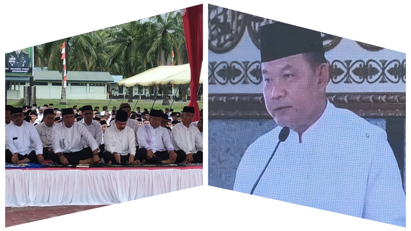 Ribuan Prajurit dan Satri Bersama Pangdam Adakan Israt Mi’raj