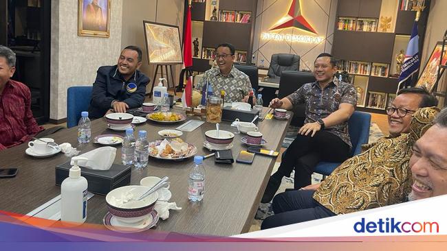 Pernyataan Lengkap Anies-AHY Kompak Bilang 'Solid' Usai Bertemu di Demokrat