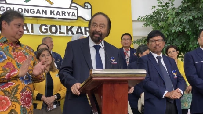 Surya Paloh Rayu Golkar-KIB Gabung Nasdem