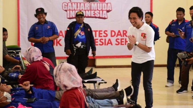 Ratusan Orang Ikut Donor Darah Relawan GMI