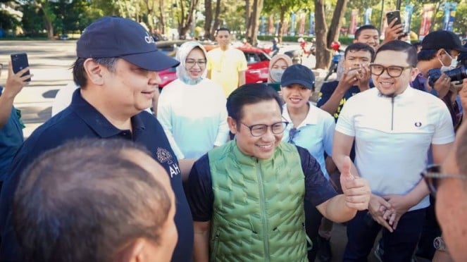 Rayu Cak Imin agar PKB Gabung, Airlangga: Seluruh Ketum KIB Sambut Positif